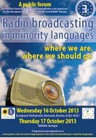 Conferencia sobre Lenguas minorizadas y radios asociativas